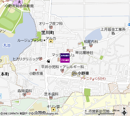 マックスバリュ黒川店出張所（ATM）付近の地図